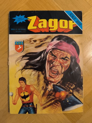 Zagor comic cilt 202 - zagor,