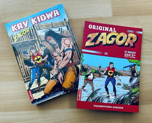 Original zagor comics neu - 4x,